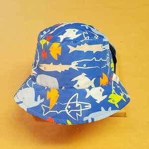 I Play Bucket Sun Hat 0-6 Months Blue